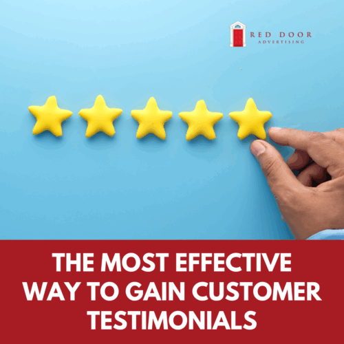 Gain customer testimonials